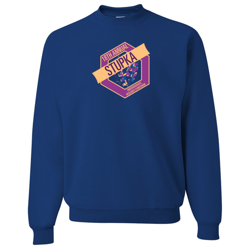 Jerzees 8 Oz., 50/50 Nublend Fleece Crew -- Royal