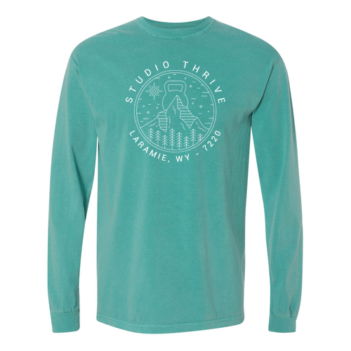Comfort Colors Ringspun Long Sleeve Tee -- Sea Foam