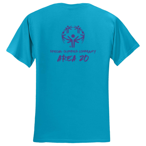 Mens/Unisex Jerzees Heavyweight 50/50 T-Shirt -- California Blue