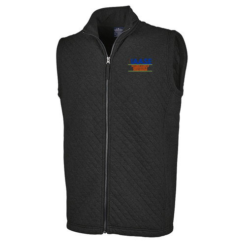 Charles River Men's Franconia Quilted Vest -- Charcoal Heather