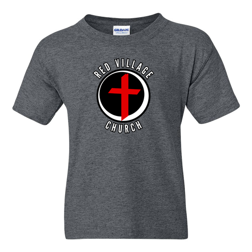 Gildan DryBlend 50/50 Youth T-Shirt -- Dark Heather