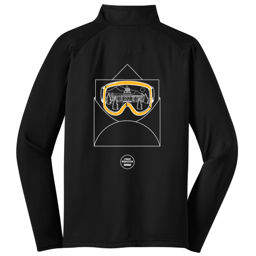 Sport Tek Sport Wick Stretch Half Zip Pullover -- Black