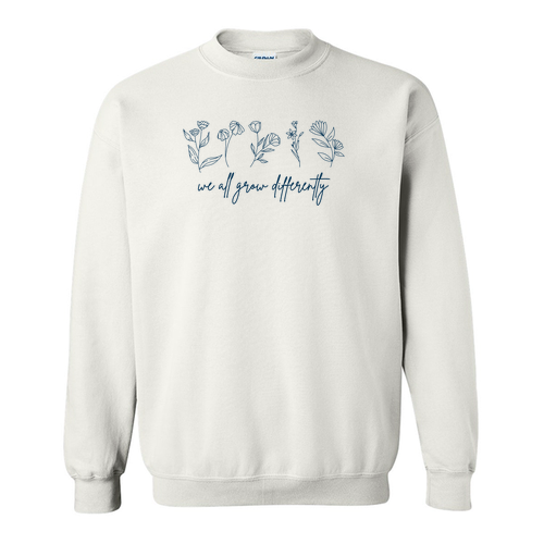 Gildan Heavy Blend Crew Neck Sweatshirt -- White