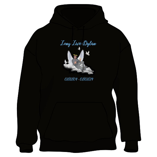 Gildan Heavy Blend Hooded Sweatshirt -- Black