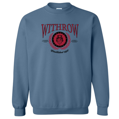 Gildan Heavy Blend Crew Neck Sweatshirt -- Indigo Blue