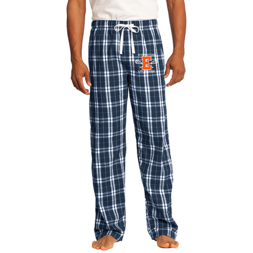 Flannel Plaid Pant -- True Navy