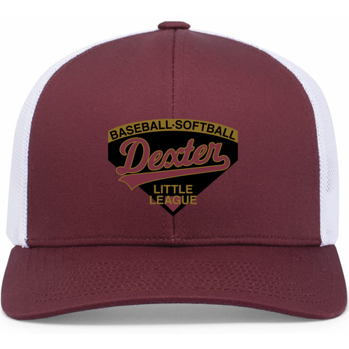 Pacific Headwear Trucker Mesh Hat -- Marn / Wh / Marn