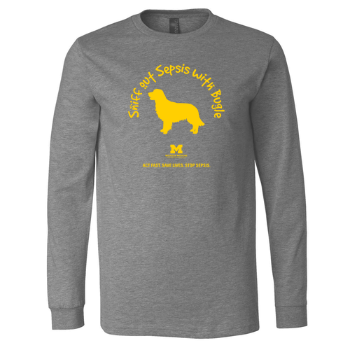 Bella+Canvas Unisex Heather Cvc Long Sleeve Tee- Heathers -- Deep Heather