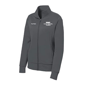 Ladies Sport Tek Sport Wick Fleece Full Zip Jacket -- Dark Smoke Grey