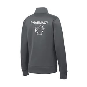 Ladies Sport Tek Sport Wick Fleece Full Zip Jacket -- Dark Smoke Grey