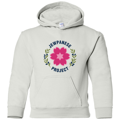 Heavy Blend  Hooded Sweatshirt -- Youth -- White -- Screenprinted