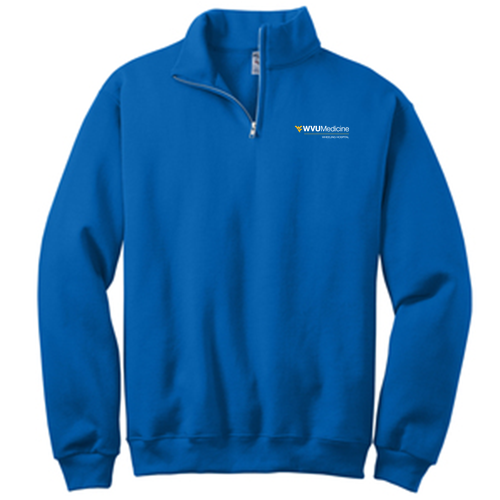 Jerzees 1/4 Zip Cadet Sweatshirt -- Royal
