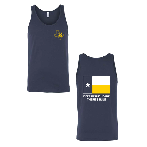 Men/Unisex Bella Canvas Soft Fitted Jersey Tank -- Navy