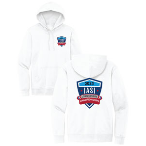 Men/Unisex District V.I.T. Fleece Hoodie -- White