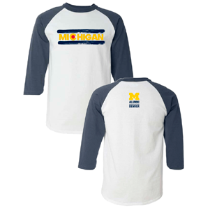 Men/Unisex Champion Baseball Shirt -- White/ Navy