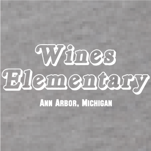 Ladies Bella Canvas Soft Fitted Triblend Short-Sleeve T-Shirt -- Grey Triblend, Wines Elementary