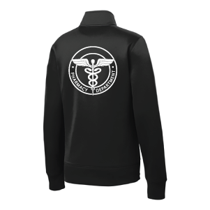 Ladies Sport Tek Sport Wick Fleece Full Zip Jacket -- Black