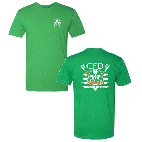Next Level Kelly Green Soft CVC Crew