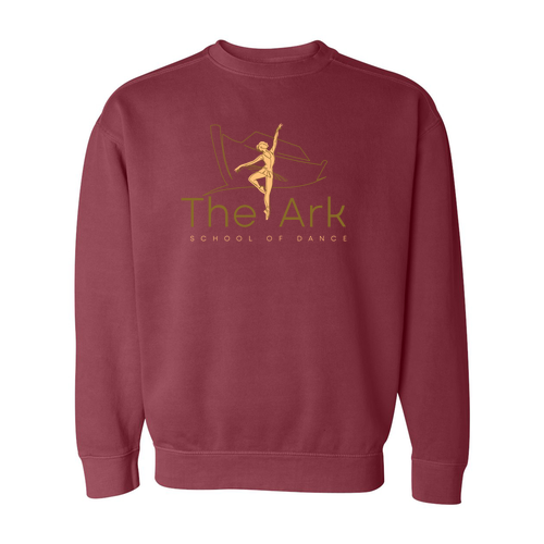 Comfort Colors Crewneck Sweatshirt -- Crimson