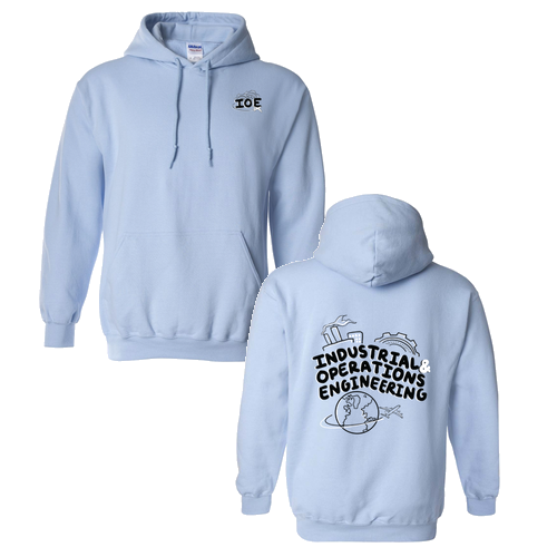 Men/Unisex Gildan Heavy Blend Hooded Sweatshirt -- Light Blue