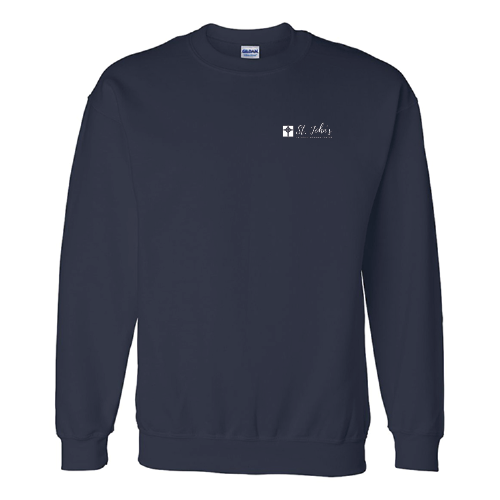 Gildan DryBlend Crew Neck Sweatshirt -- Navy