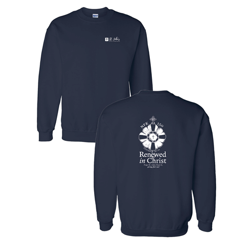 Gildan DryBlend Crew Neck Sweatshirt -- Navy