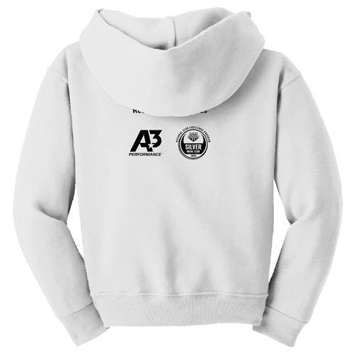 Jerzees 8 Oz., 50/50 Nublend Hooded Pullover Youth -- White