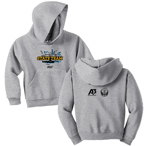Jerzees 8 Oz., 50/50 Nublend Hooded Pullover Youth -- Athletic Heather