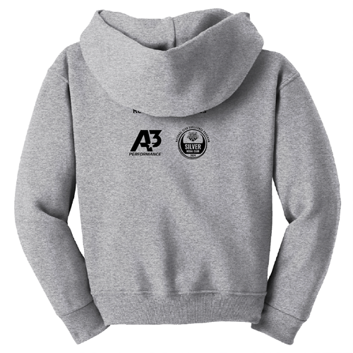 Jerzees 8 Oz., 50/50 Nublend Hooded Pullover Youth -- Athletic Heather