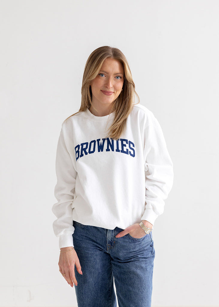 Brownies Sweatshirt: White