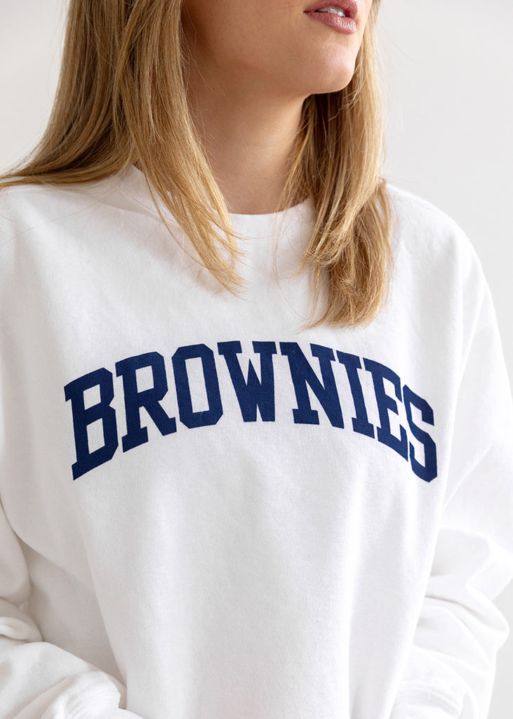 Brownies Sweatshirt: White
