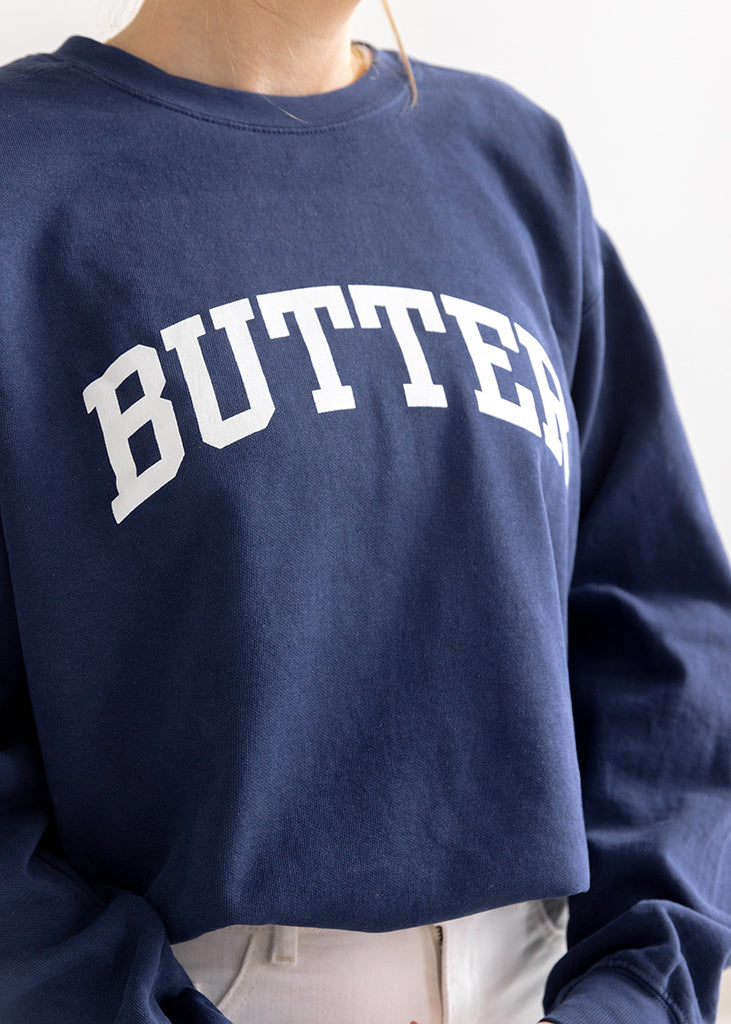 Butter Sweatshirt: Navy