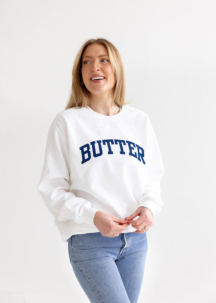 Butter Sweatshirt: White