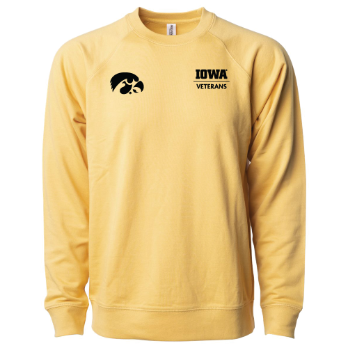 Independent Trading Co. Icon Unisex Lightweight Loopback Terry Crew -- Harvest Gold