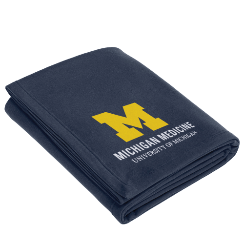 Fleece Sweatshirt Blanket -- Navy