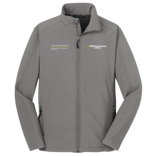 Gender Care Heart Port Authority Core Soft Shell Jacket -- Deep Smoke