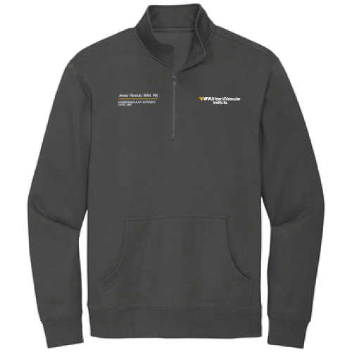 Gender Care Heart District V.I.T. Fleece 1 / 4-Zip -- Charcoal
