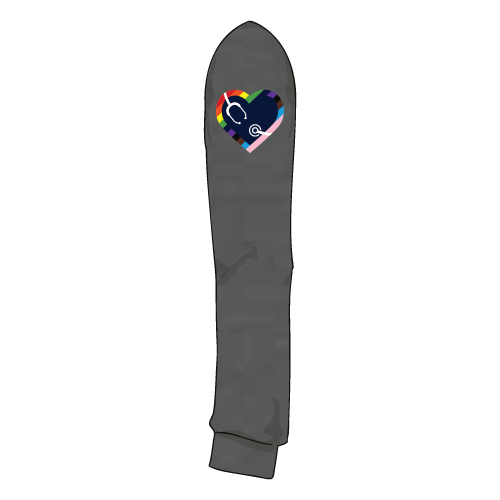 Gender Care Heart District V.I.T. Fleece 1 / 4-Zip -- Charcoal