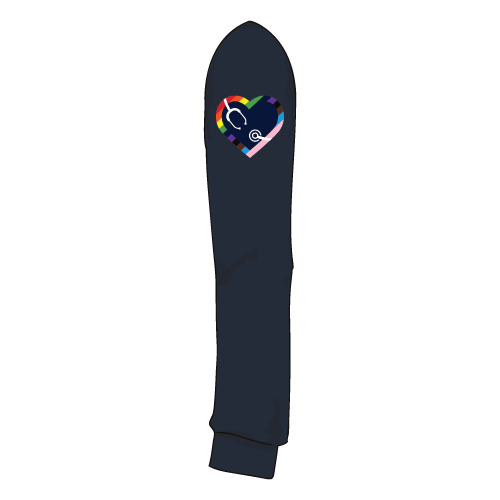 Gender Care Heart Mercer+Mettle Double-Knit Bomber -- Night Navy