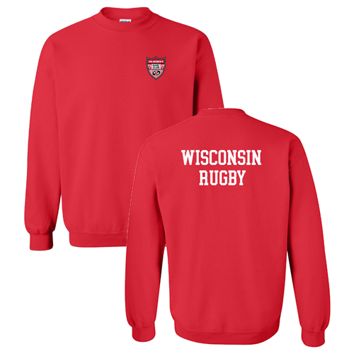 Gildan Heavy Blend Crew Neck Sweatshirt -- Red