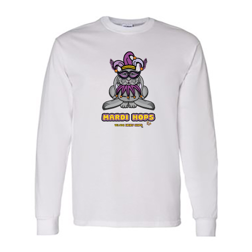 Gildan Heavy Cotton Longsleeve Basic T-Shirt -- White