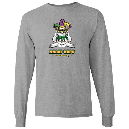 Gildan Heavy Cotton Longsleeve Basic T-Shirt -- Sport Grey