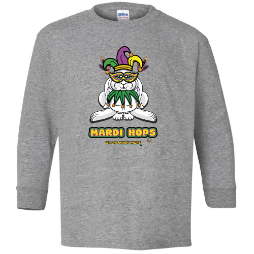 Gildan Youth Heavy Cotton Longsleeve -- Sport Grey