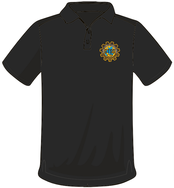 Gildan DryBlend Jersey Polo -- Black