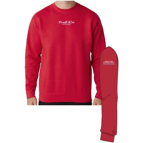 Unisex Premium Crew Neck -- Red