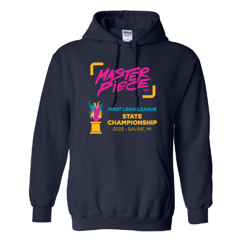 Mens/Unisex Gildan Heavy Blend Hooded Sweatshirt -- Navy