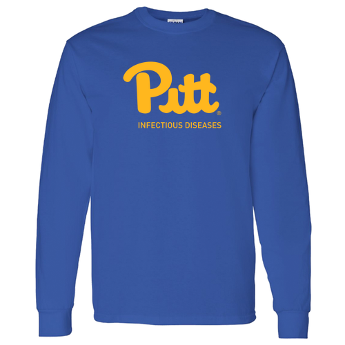 Pitt Gildan Longsleeve Basic T-Shirt -- Royal