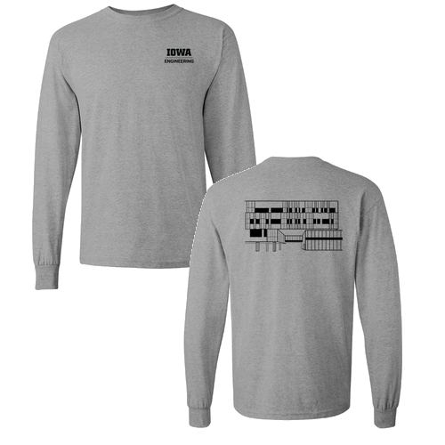 Gildan Heavy Cotton Longsleeve Basic T-Shirt -- Sport Grey