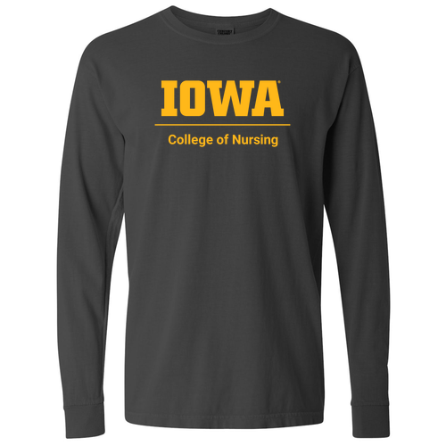 Comfort Colors Ringspun Long Sleeve Tee -- Pepper