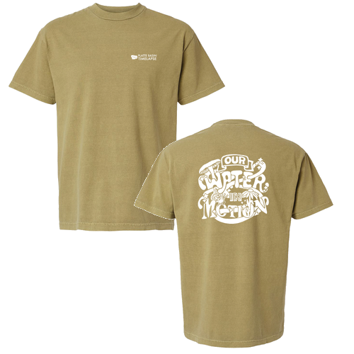Our Water in Motion -- American Apparel Garment Dyed T-Shirt